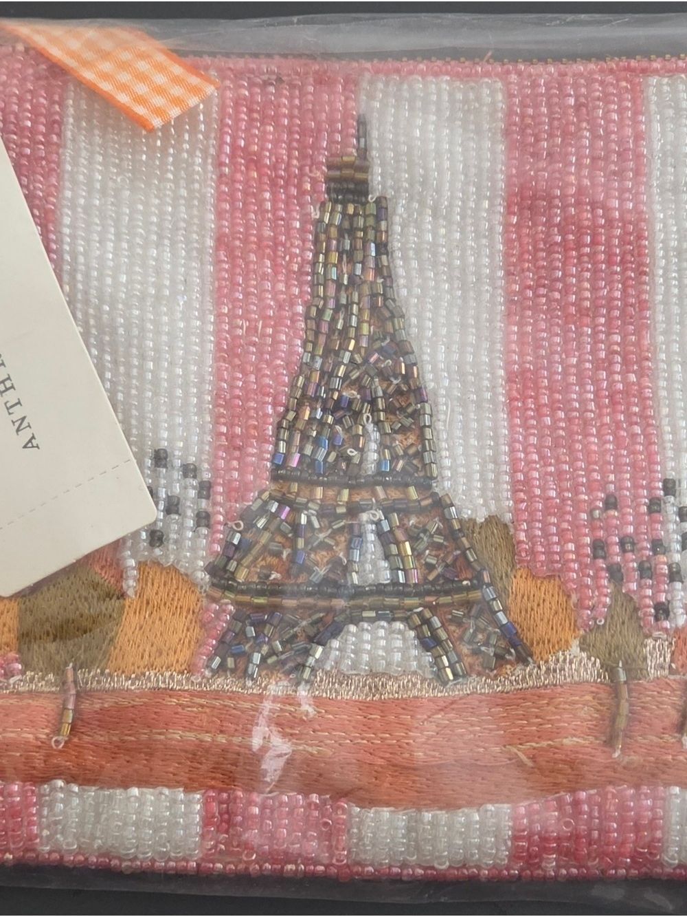 NWT Anthropologie Fiona Beaded Pouch/Bag- City Edition In Paris - Picture 3 of 6